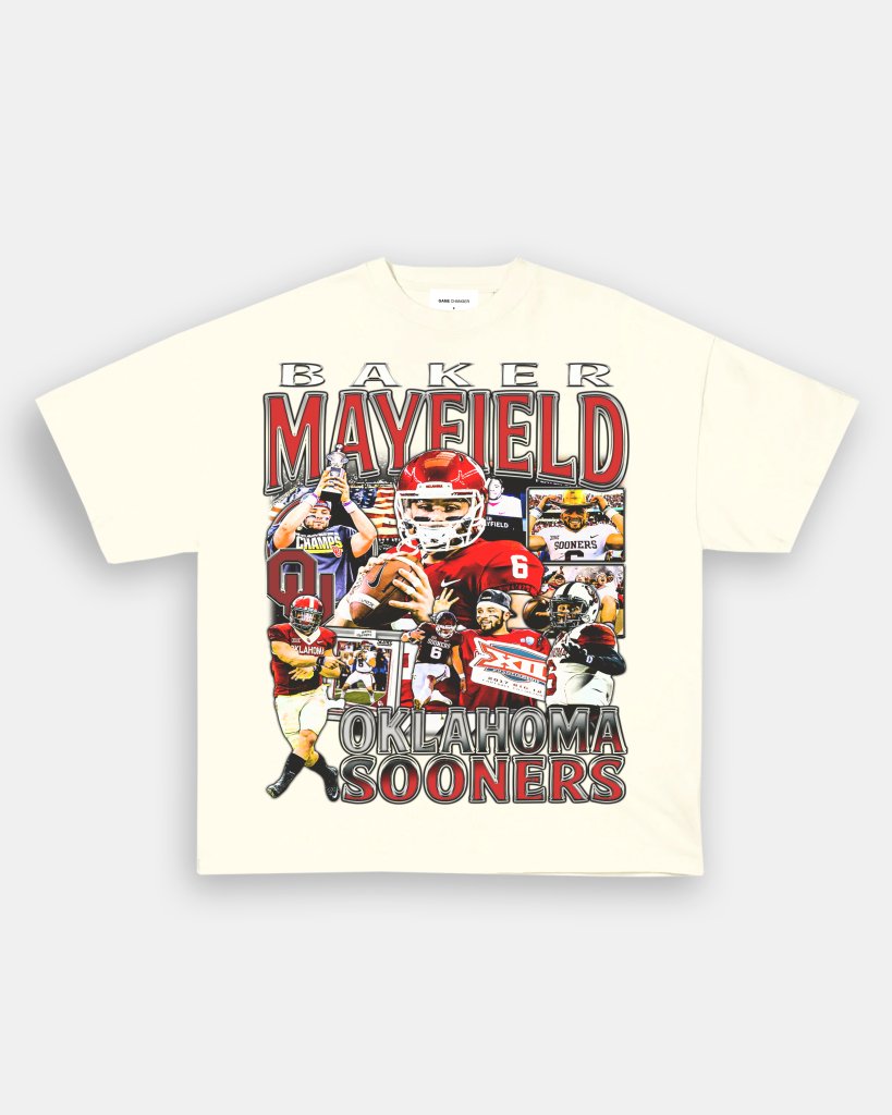 BAKER MAYFIELD - OKLAHOMA TEE - WINS™ GAME CHANGERS TEE - WINS LA