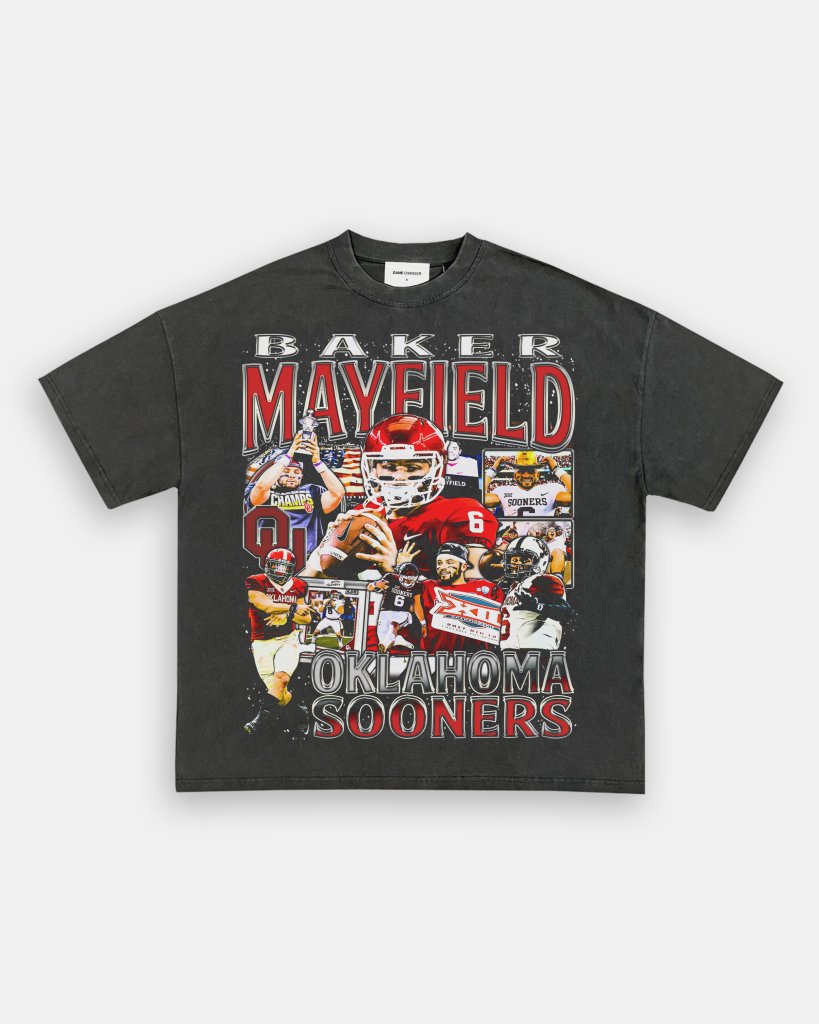 BAKER MAYFIELD - OKLAHOMA TEE - WINS™ GAME CHANGERS TEE - WINS LA