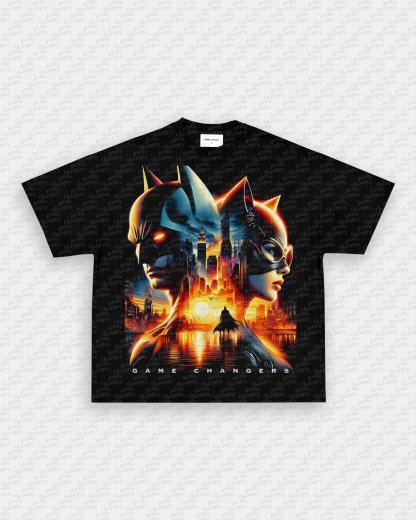 BATMAN AND CATWOMAN TEE - WINS™ GAME CHANGERS TEE - WINS LA