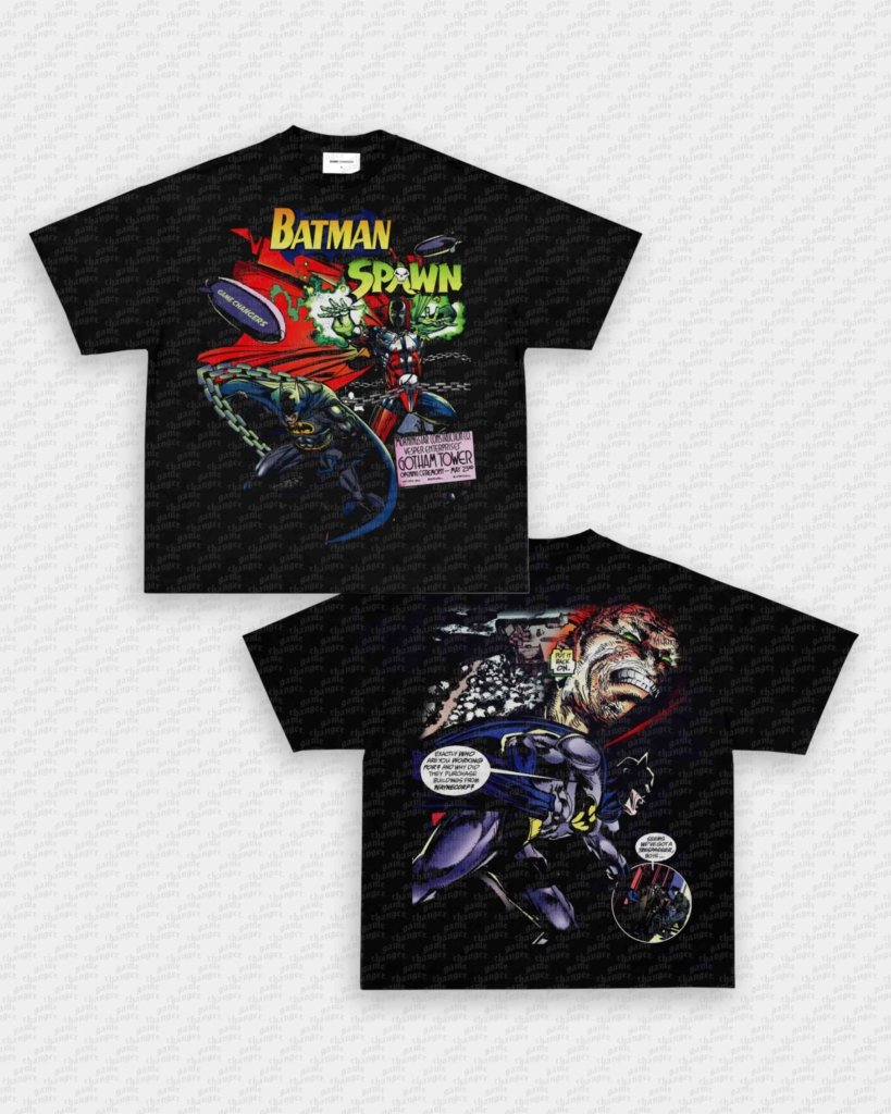 BATMAN VS SPAWN TEE - [DS] - WINS™ GAME CHANGERS TEE - WINS LA