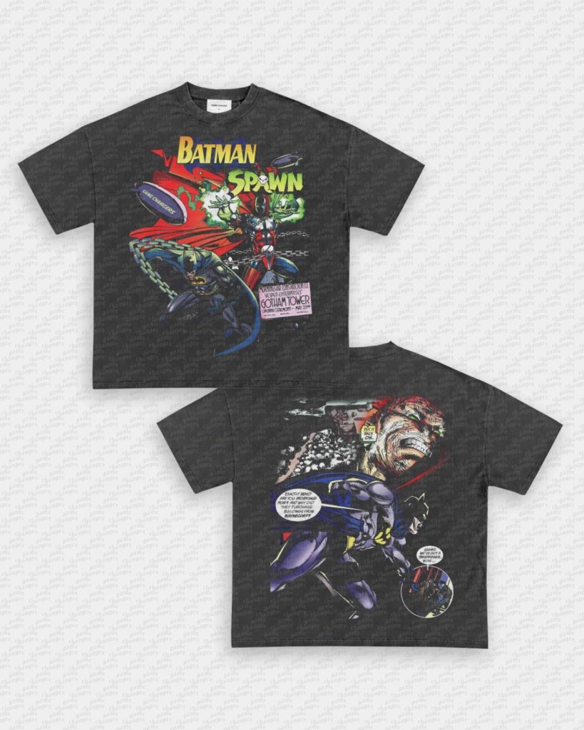 BATMAN VS SPAWN TEE - [DS] - WINS™ GAME CHANGERS TEE - WINS LA
