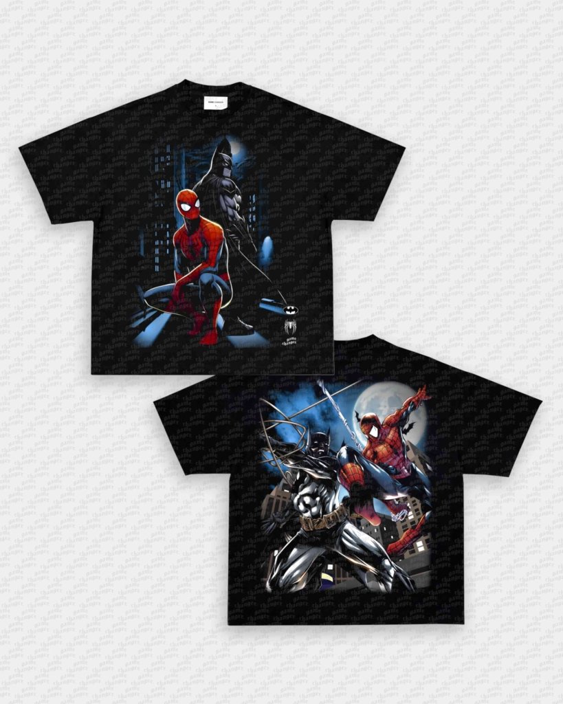 BATMAN VS SPIDER - MAN TEE - [DS] - WINS™ GAME CHANGERS TEE - WINS LA