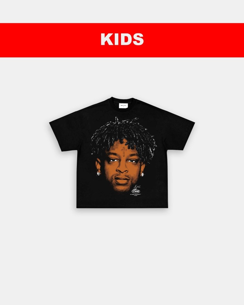 BIG FACE 21 SAVAGE - KIDS TEE - WINS™ GAME CHANGERS TEE - WINS LA