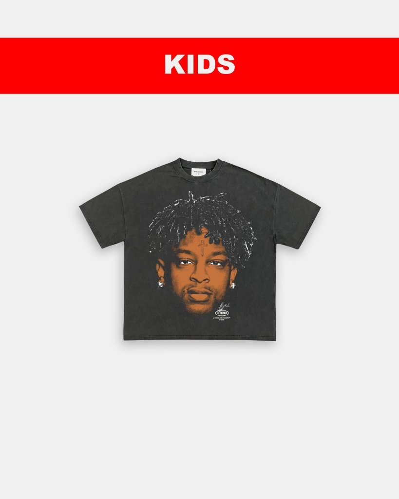 BIG FACE 21 SAVAGE - KIDS TEE - WINS™ GAME CHANGERS TEE - WINS LA