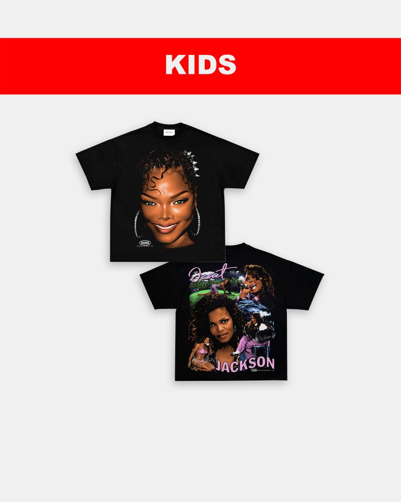 BIG FACE JANET JACKSON - KIDS TEE - [DS] - WINS™ GAME CHANGERS TEE - WINS LA