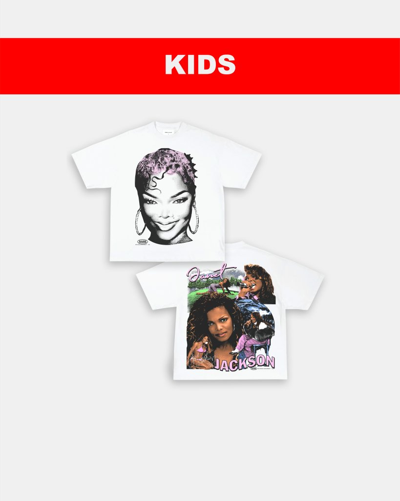 BIG FACE JANET JACKSON - KIDS TEE - [DS] - WINS™ GAME CHANGERS TEE - WINS LA