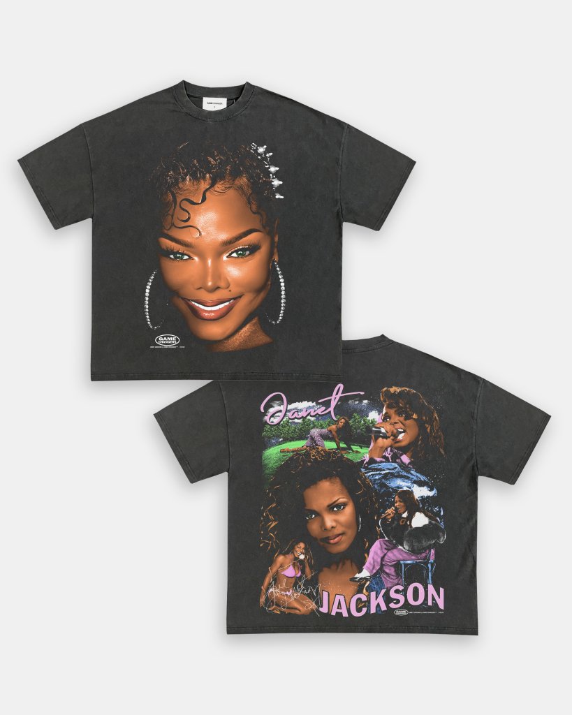 BIG FACE JANET JACKSON TEE - [DS] - WINS™ GAME CHANGERS TEE - WINS LA