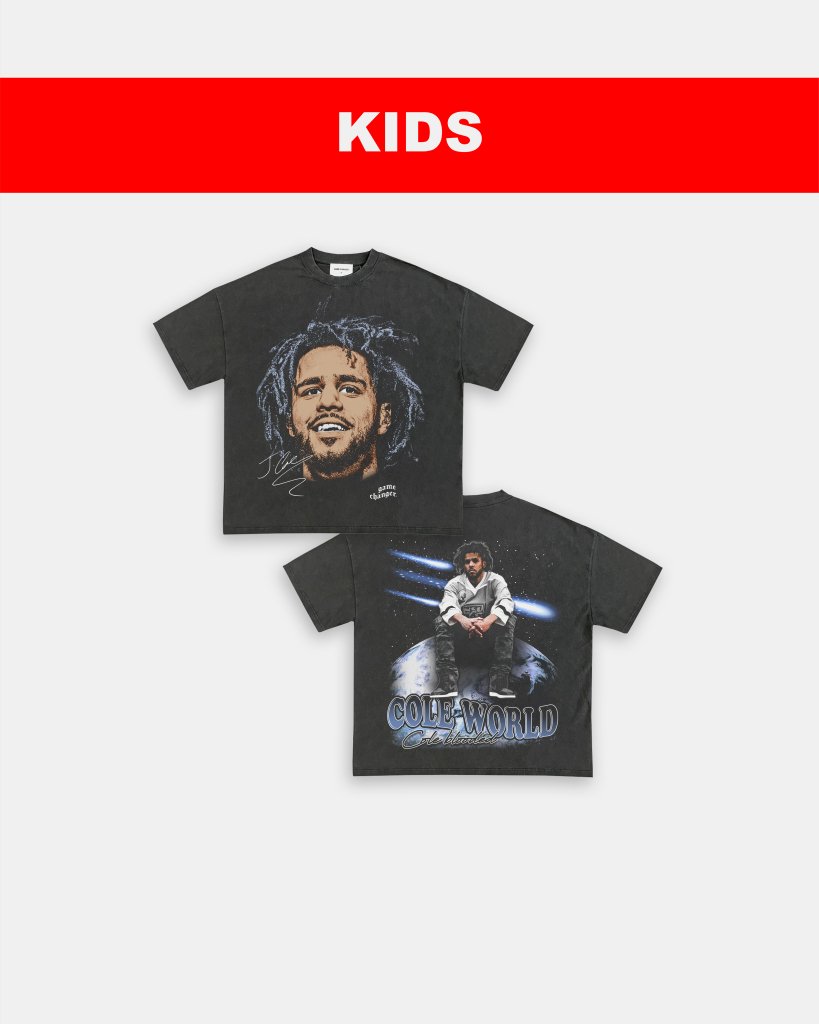 BIG FACE JCOLE - KIDS TEE - [DS] - WINS™ GAME CHANGERS TEE - WINS LA