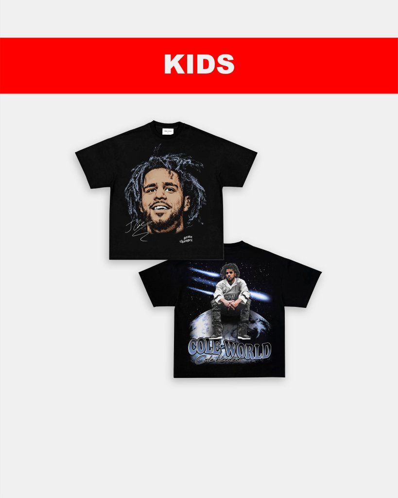 BIG FACE JCOLE - KIDS TEE - [DS] - WINS™ GAME CHANGERS TEE - WINS LA