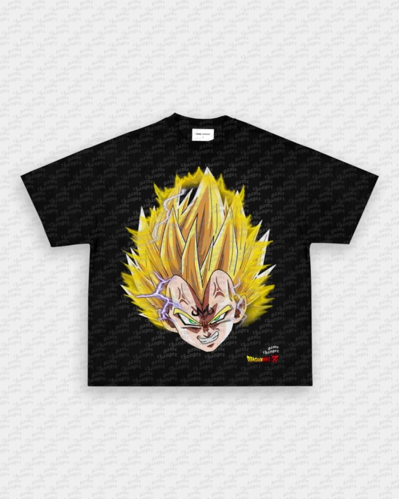 BIG FACE MAJIN VEGETA TEE - WINS™ GAME CHANGERS TEE - WINS LA