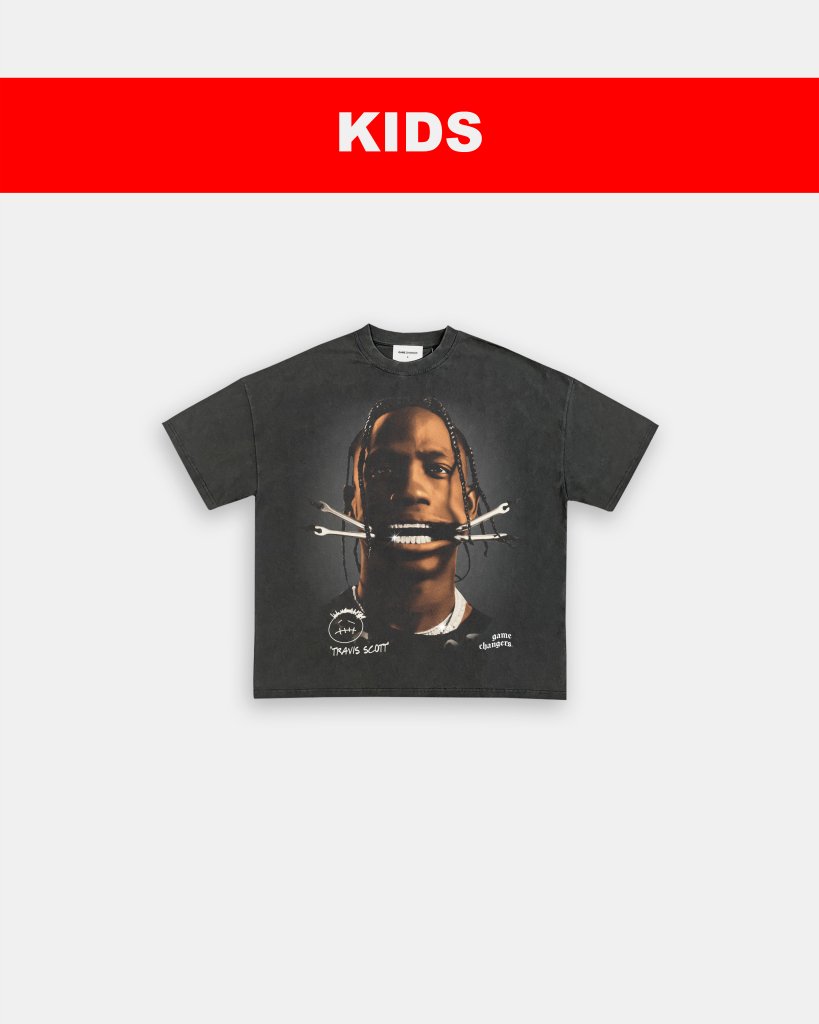 BIG FACE TRAVIS - KIDS TEE - WINS™ GAME CHANGERS TEE - WINS LA