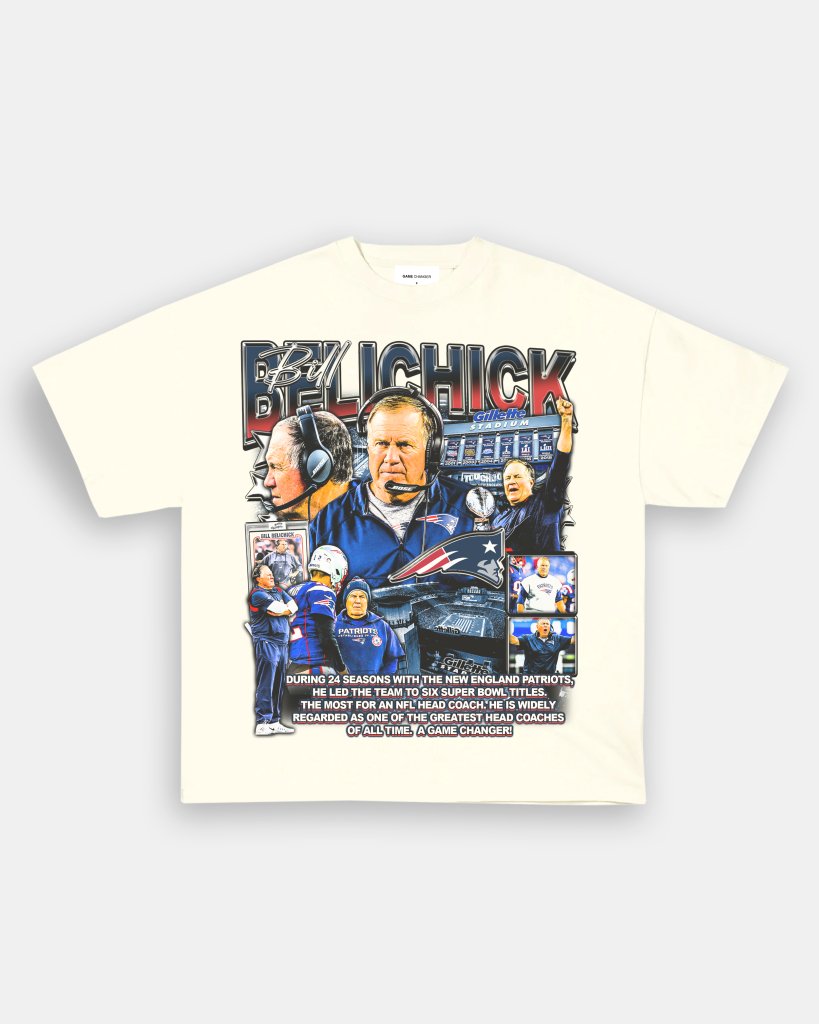 BILL BELICHICK TEE - WINS™ GAME CHANGERS TEE - WINS LA