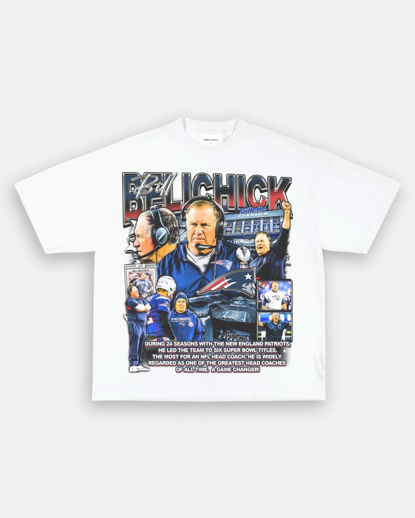 BILL BELICHICK TEE - WINS™ GAME CHANGERS TEE - WINS LA