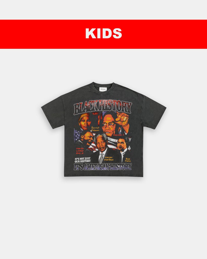 BLACK HISTORY - KIDS TEE - WINS™ GAME CHANGERS TEE - WINS LA