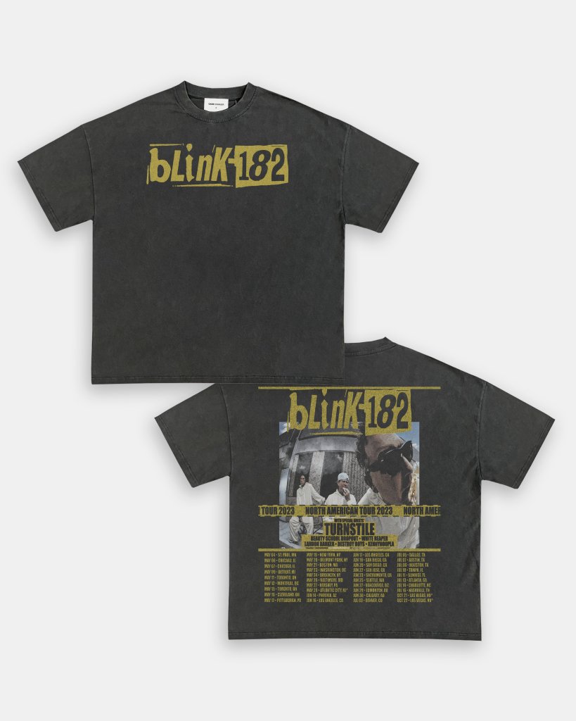 BLINK 182 TOUR TEE - [DS] - WINS™ GAME CHANGERS TEE - WINS LA