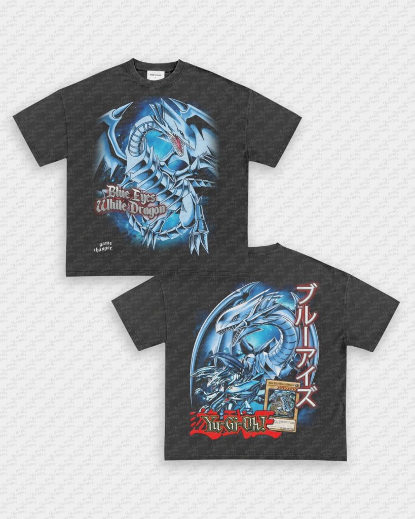 BLUE EYES WHITE DRAGON TEE - [DS] - WINS™ GAME CHANGERS TEE - WINS LA