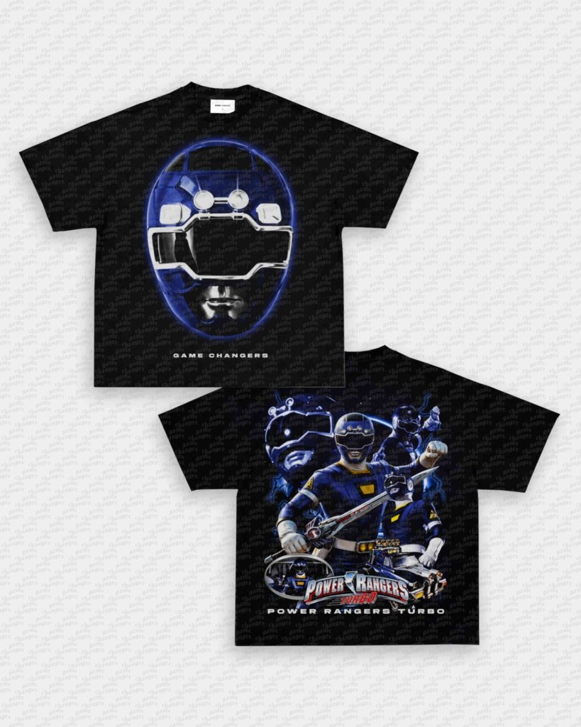 BLUE TURBO RANGER TEE - [DS] - WINS™ GAME CHANGERS TEE - WINS LA