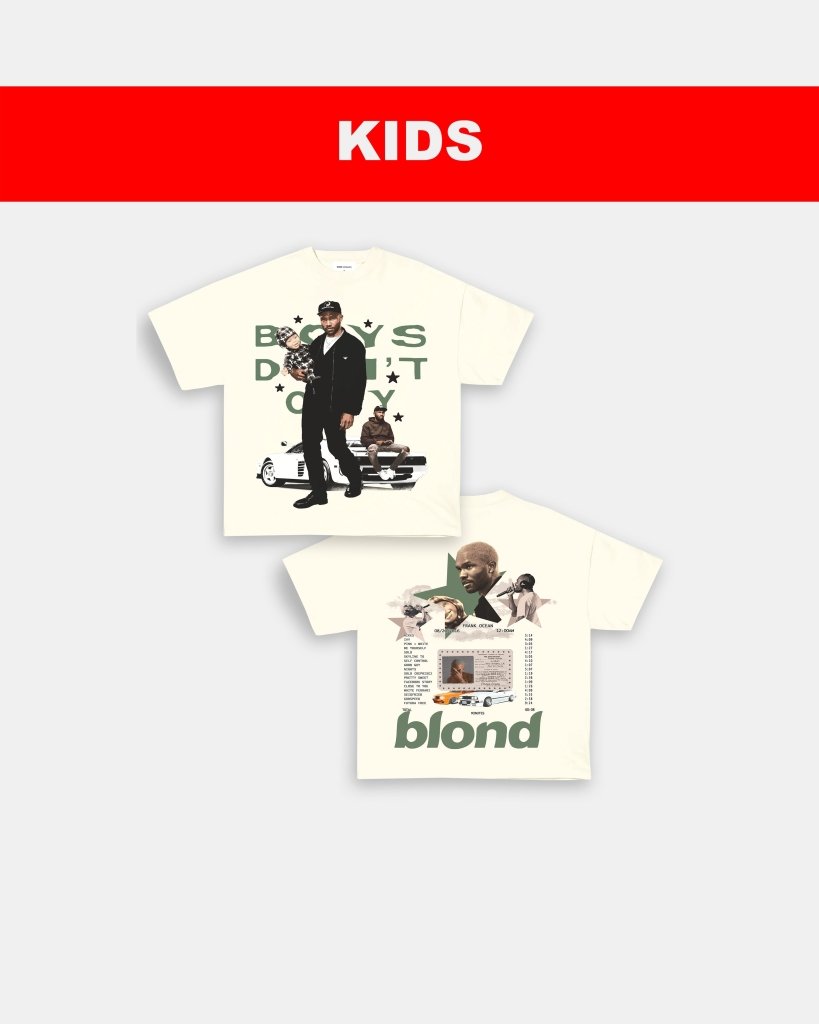 BOYS DONT CRY - KIDS TEE - [DS] - WINS™ GAME CHANGERS TEE - WINS LA