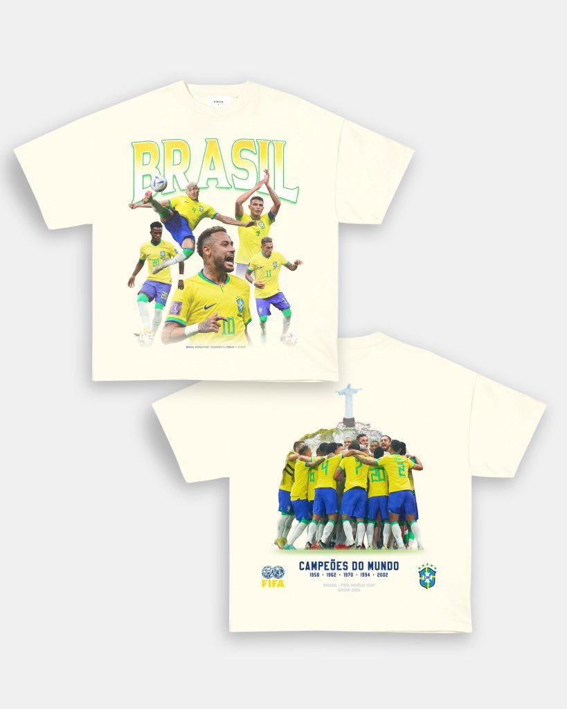 BRASIL WORLD CUP TEE (V2) - [DS] - WINS™ GAME CHANGERS TEE - WINS LA