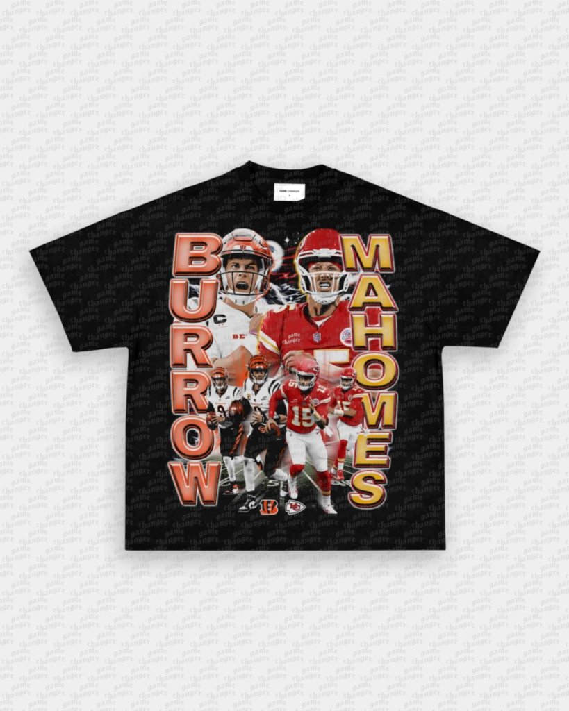 BURROW VS MAHOMES TEE - WINS™ GAME CHANGERS TEE - WINS LA