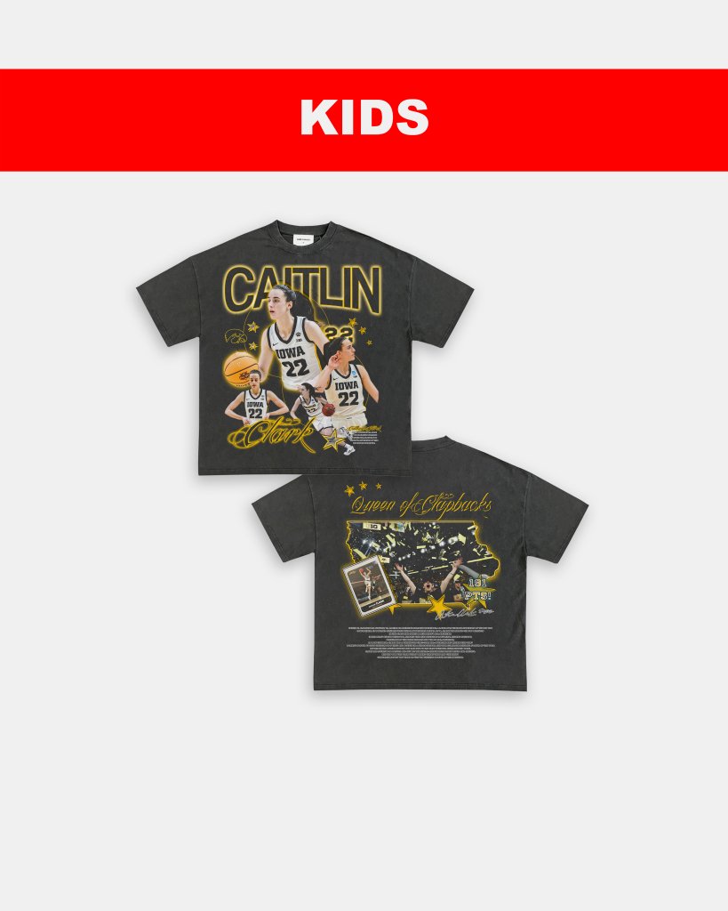 CAITLIN CLARK - KIDS TEE - [DS] - WINS™ GAME CHANGERS TEE - WINS LA