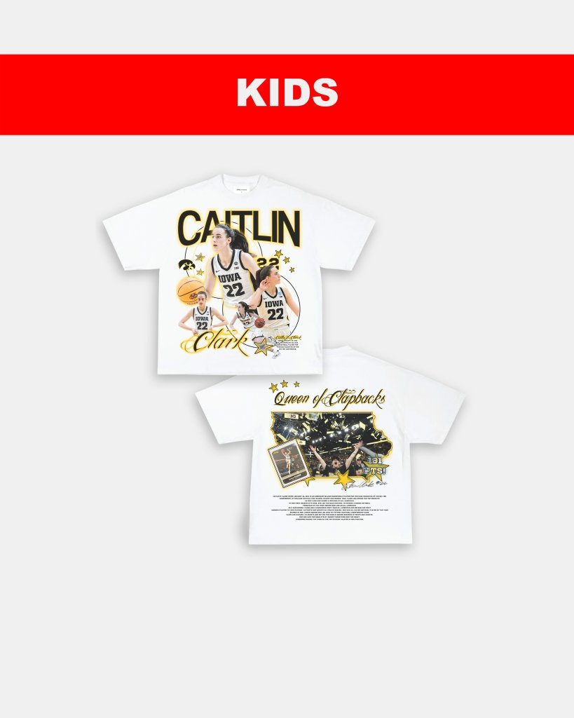 CAITLIN CLARK - KIDS TEE - [DS] - WINS™ GAME CHANGERS TEE - WINS LA