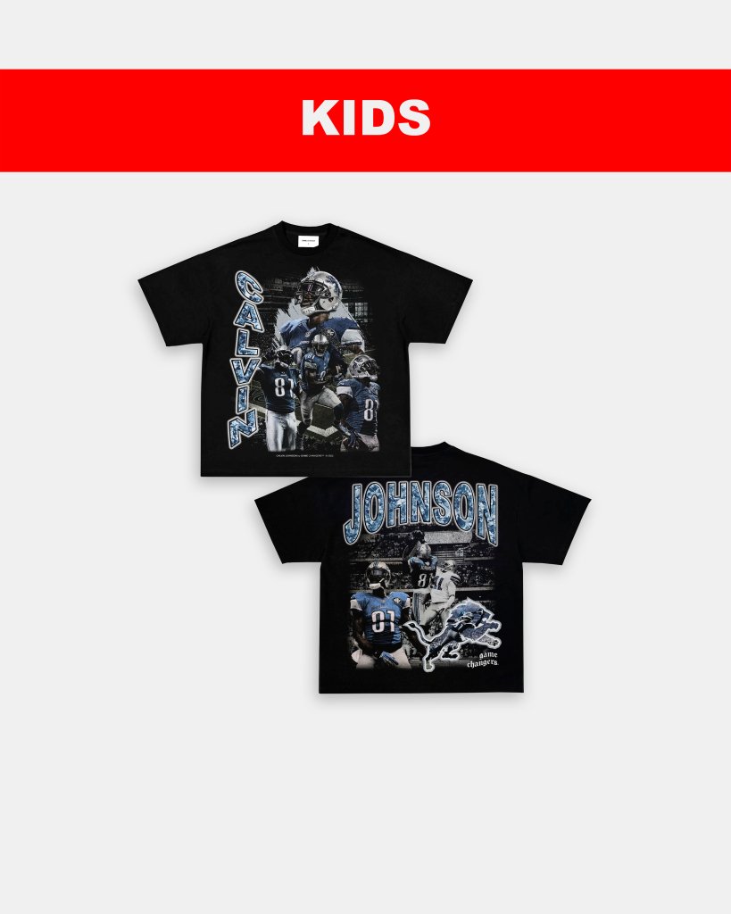 CALVIN JOHNSON - KIDS TEE [DS] - WINS™ GAME CHANGERS TEE - WINS LA