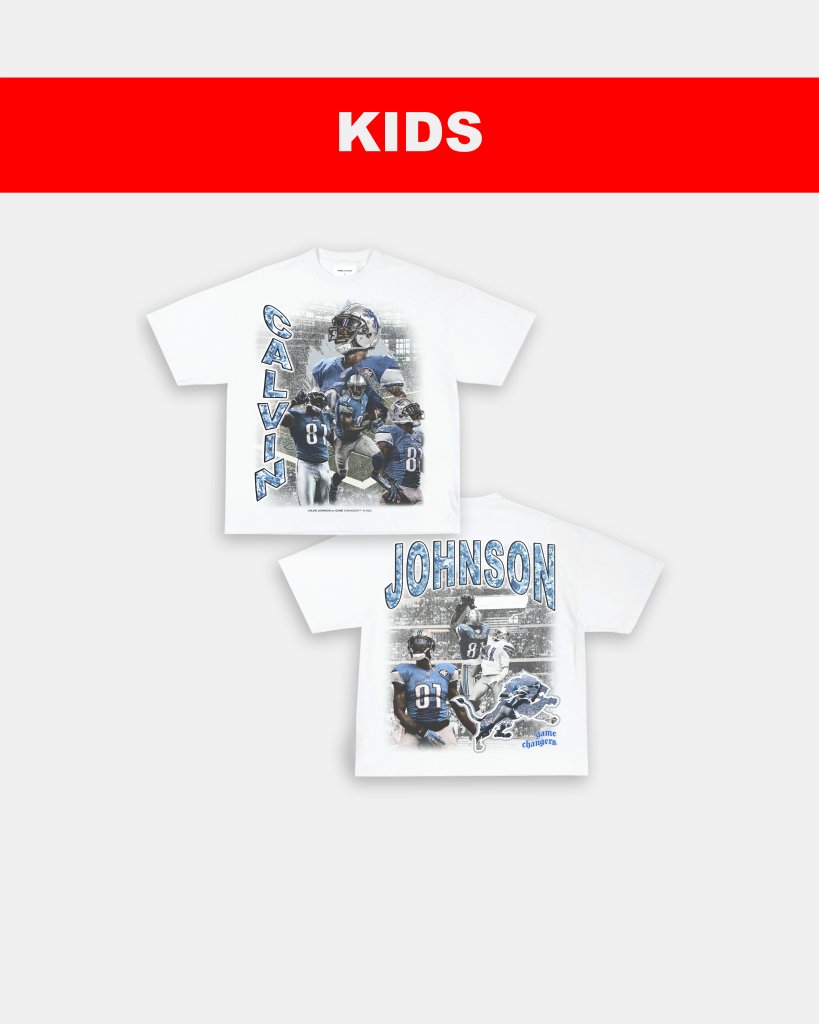 CALVIN JOHNSON - KIDS TEE [DS] - WINS™ GAME CHANGERS TEE - WINS LA