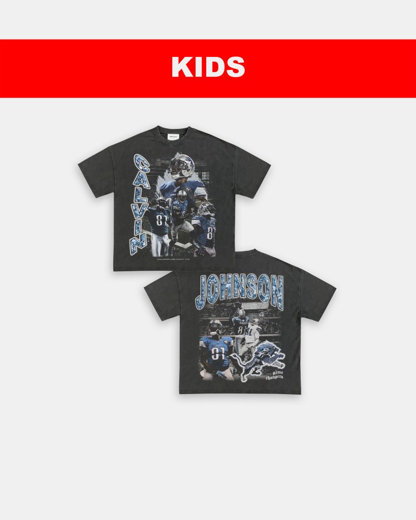 CALVIN JOHNSON - KIDS TEE [DS] - WINS™ GAME CHANGERS TEE - WINS LA