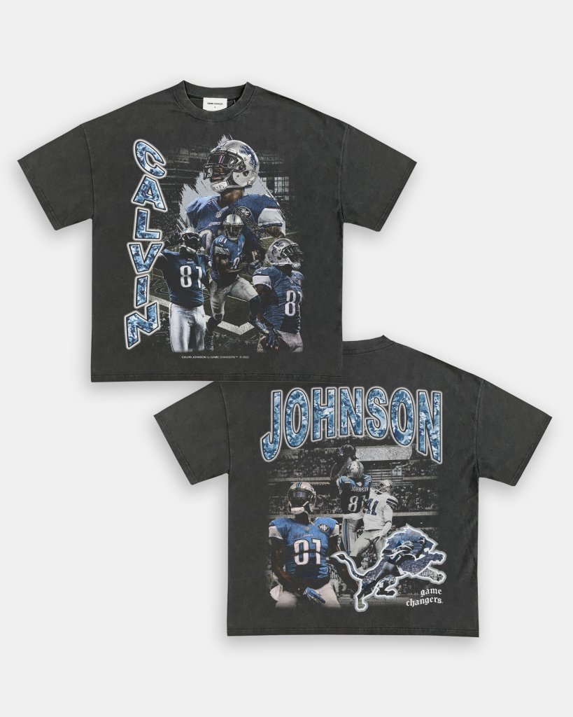 CALVIN JOHNSON TEE - [DS] - WINS™ GAME CHANGERS TEE - WINS LA