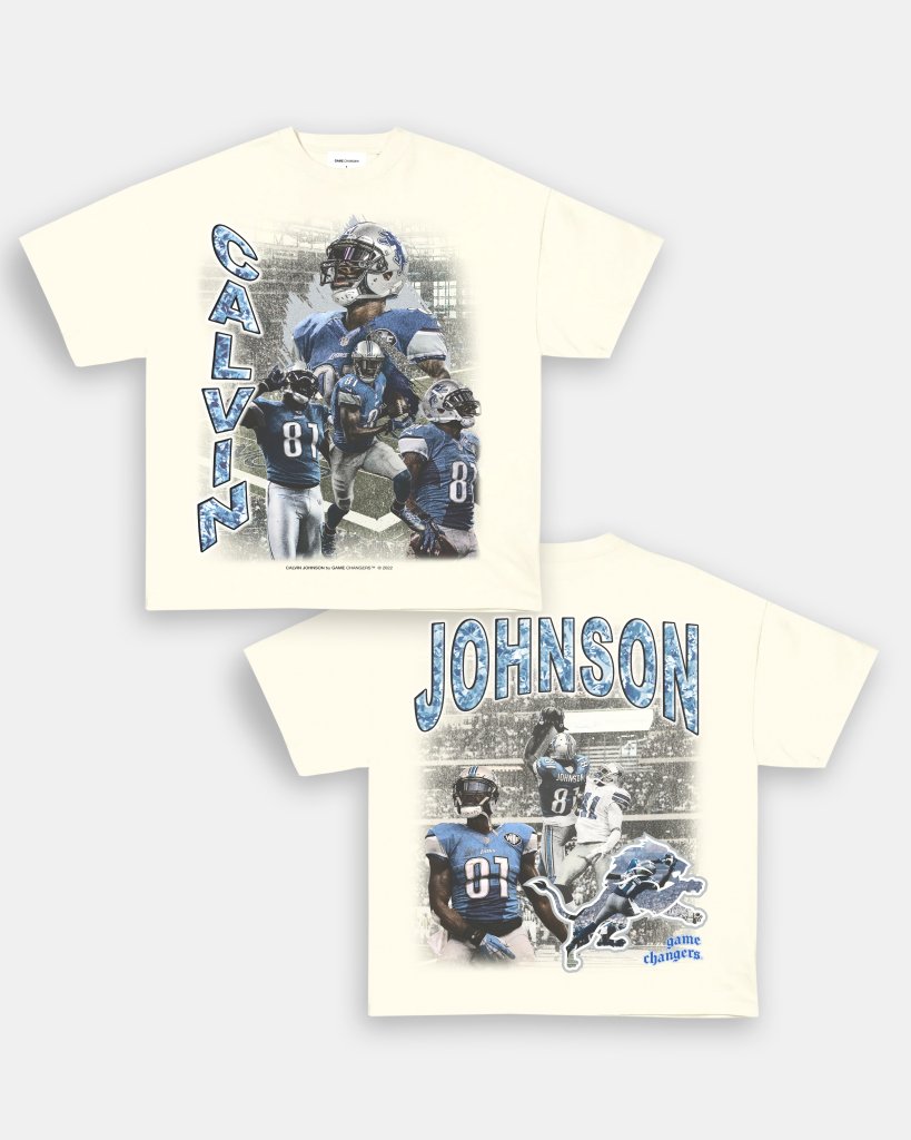 CALVIN JOHNSON TEE - [DS] - WINS™ GAME CHANGERS TEE - WINS LA