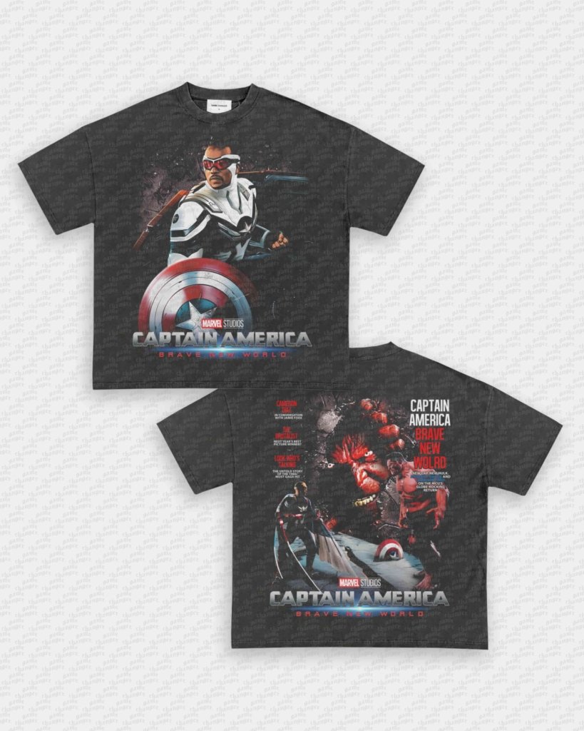 CAPTAIN AMERICA BNW TEE - [DS] - WINS™ GAME CHANGERS TEE - WINS LA