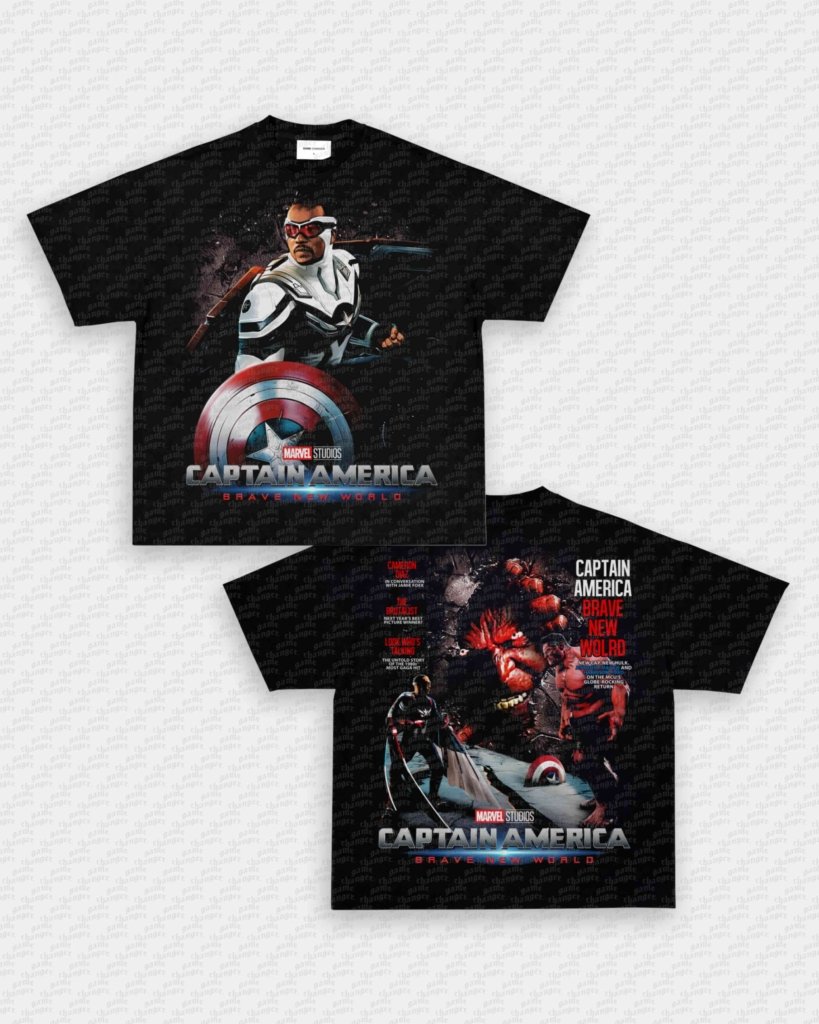 CAPTAIN AMERICA BNW TEE - [DS] - WINS™ GAME CHANGERS TEE - WINS LA