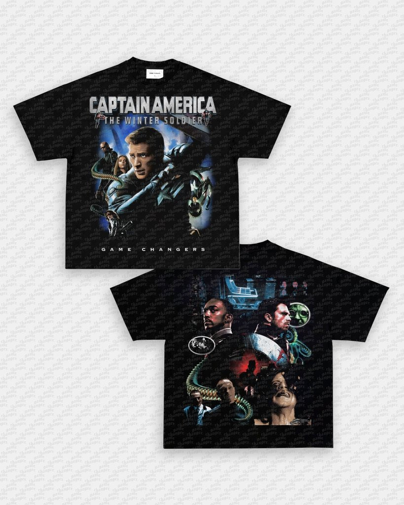 CAPTAIN AMERICA TWS TEE - [DS] - WINS™ GAME CHANGERS TEE - WINS LA