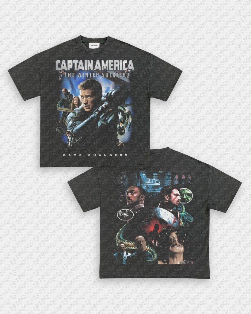 CAPTAIN AMERICA TWS TEE - [DS] - WINS™ GAME CHANGERS TEE - WINS LA