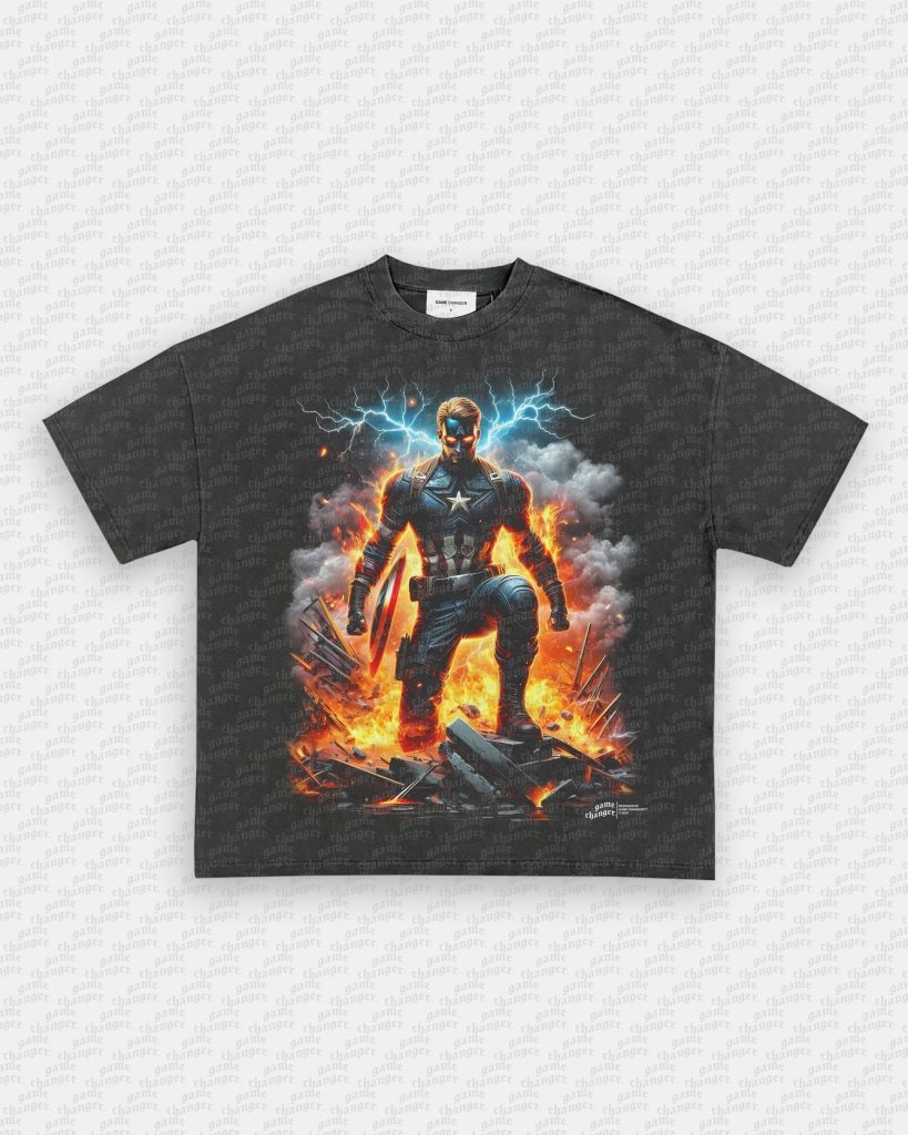 CAPTAIN AMERICA V2 TEE - WINS™ GAME CHANGERS TEE - WINS LA