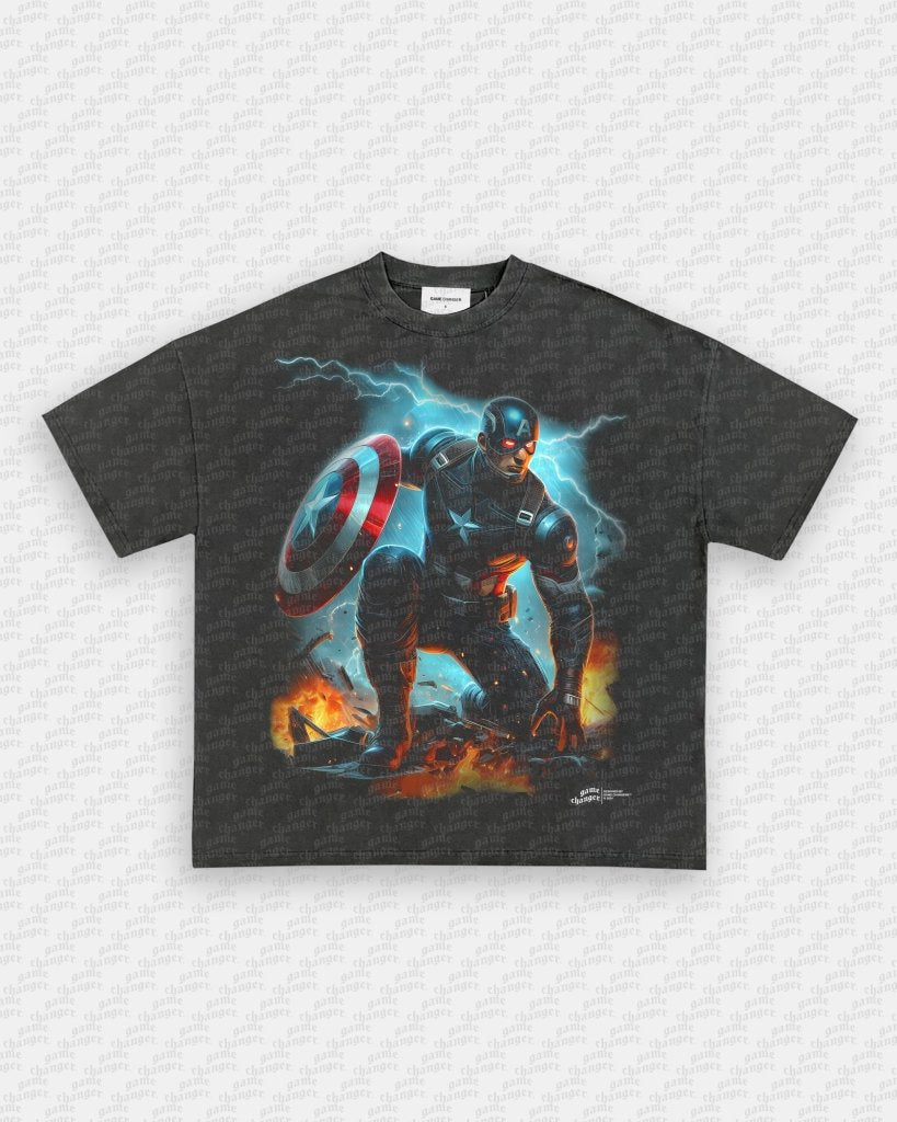 CAPTAIN AMERICA V6 TEE - WINS™ GAME CHANGERS TEE - WINS LA