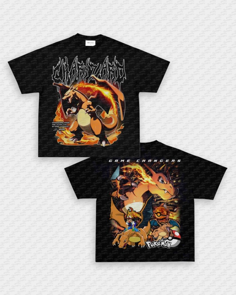 CHARIZARD TEE - [DS] - WINS™ GAME CHANGERS TEE - WINS LA