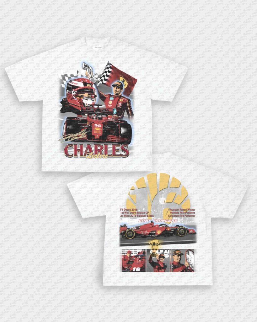 CHARLES LECLERC V2 TEE - [DS] - WINS™ GAME CHANGERS TEE - WINS LA