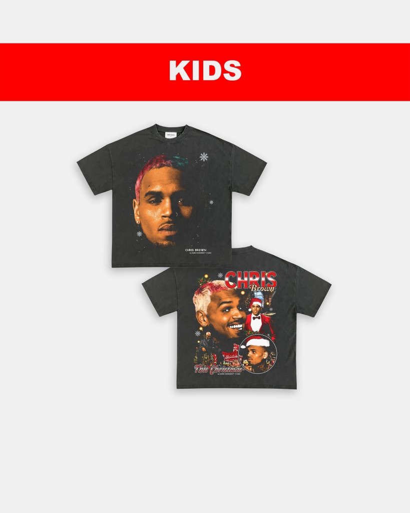 CHRIS BROWN - XMAS - KIDS TEE - [DS] - WINS™ GAME CHANGERS TEE - WINS LA