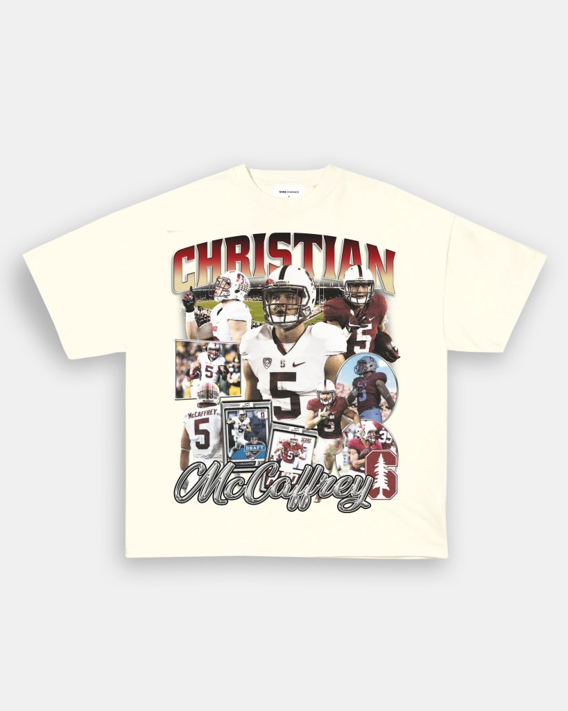 CHRISTIAN MCCAFFREY - STANFORD TEE - WINS™ GAME CHANGERS TEE - WINS LA