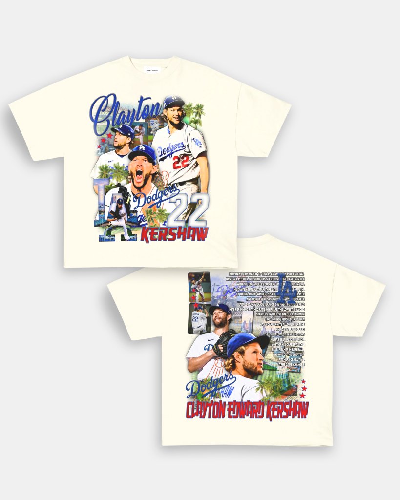 CLAYTON KERSHAW V2 TEE - [DS] - WINS™ GAME CHANGERS TEE - WINS LA