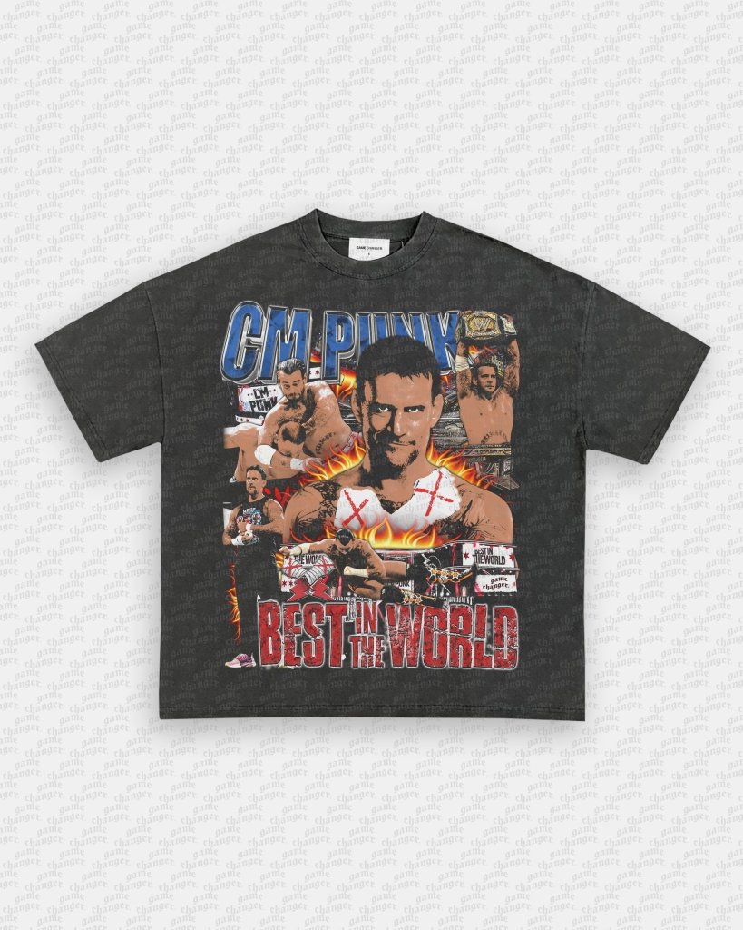 CM PUNK V3 TEE - WINS™ GAME CHANGERS TEE - WINS LA