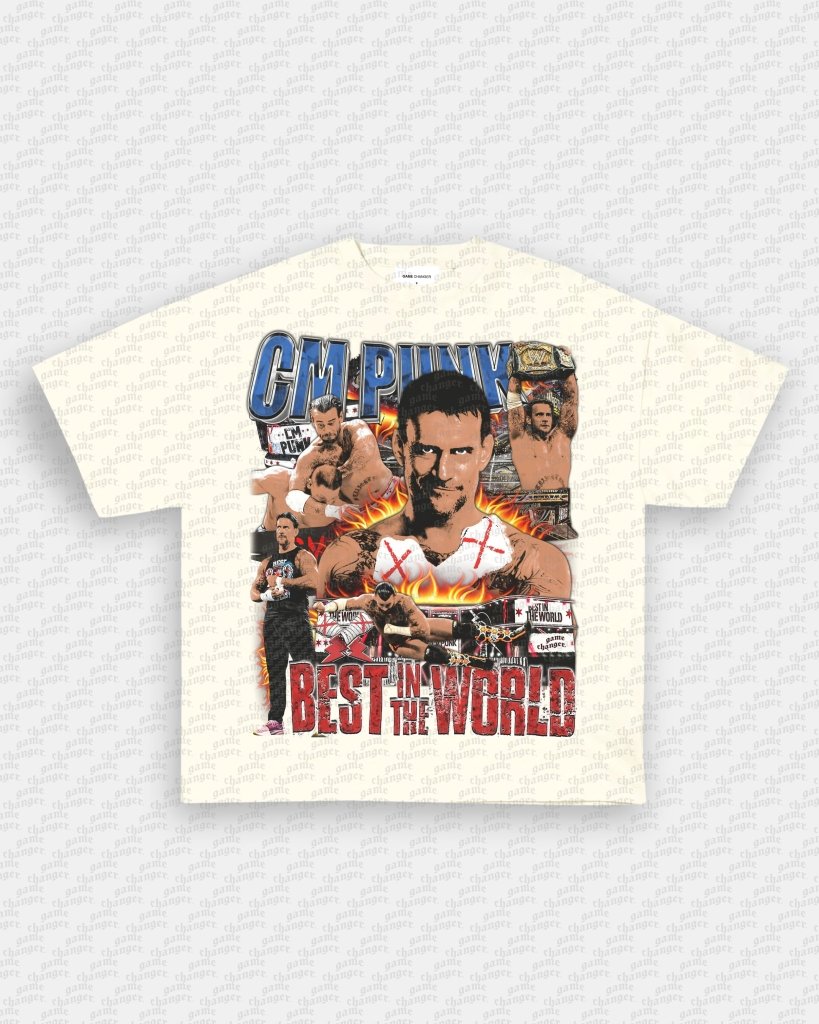 CM PUNK V3 TEE - WINS™ GAME CHANGERS TEE - WINS LA