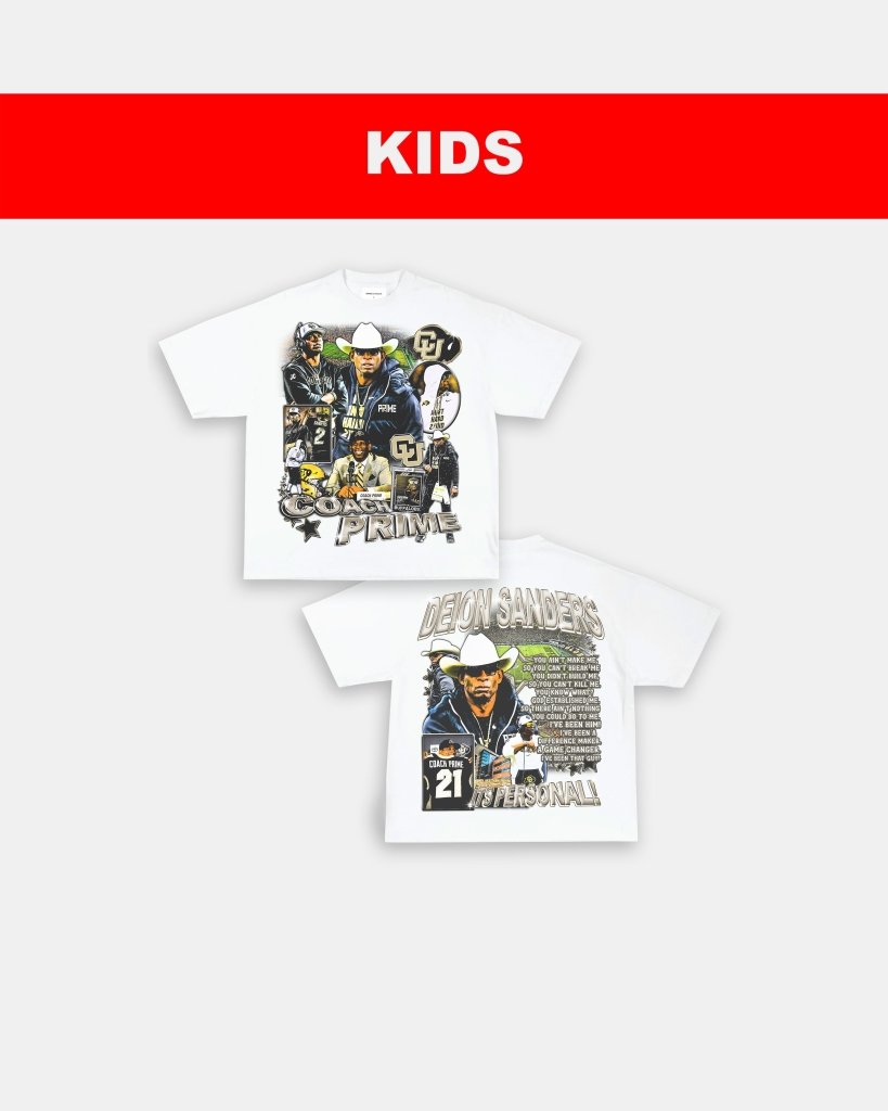 COACH PRIME - KIDS TEE [DS] - WINS™ GAME CHANGERS TEE - WINS LA