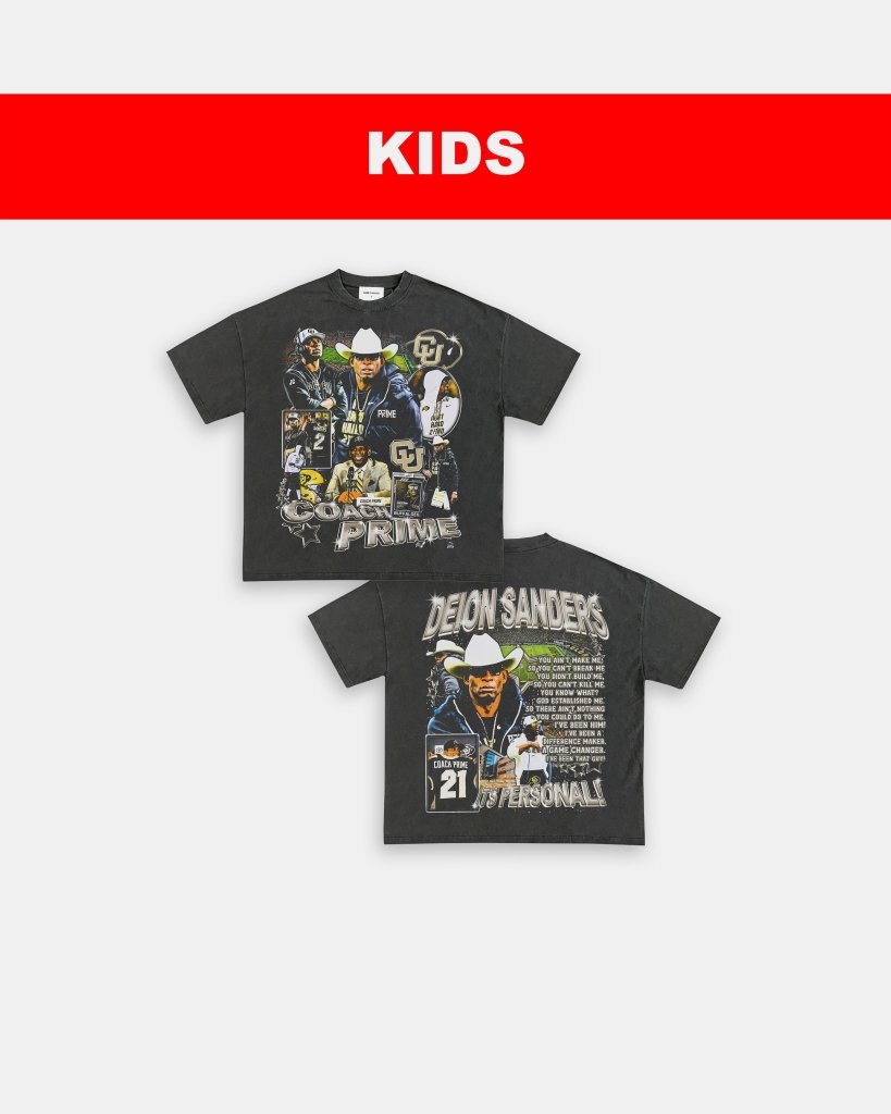 COACH PRIME - KIDS TEE [DS] - WINS™ GAME CHANGERS TEE - WINS LA