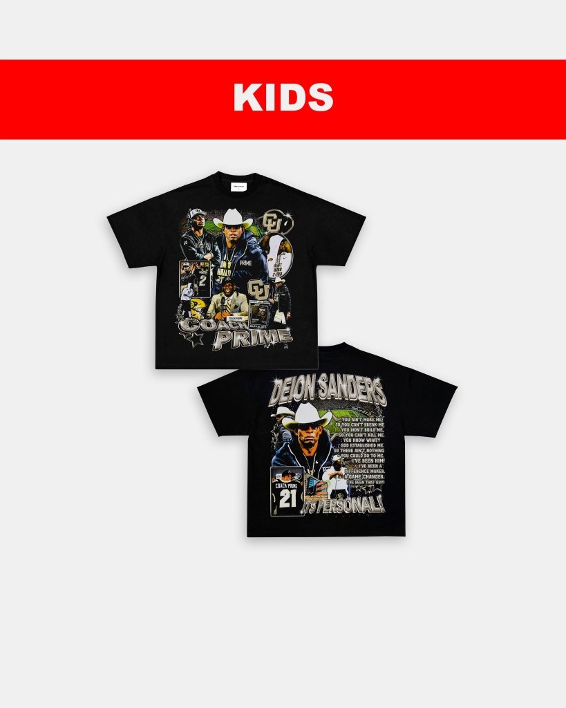 COACH PRIME - KIDS TEE [DS] - WINS™ GAME CHANGERS TEE - WINS LA