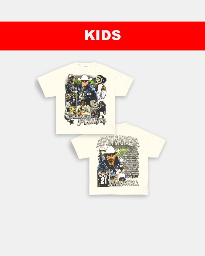 COACH PRIME - KIDS TEE [DS] - WINS™ GAME CHANGERS TEE - WINS LA