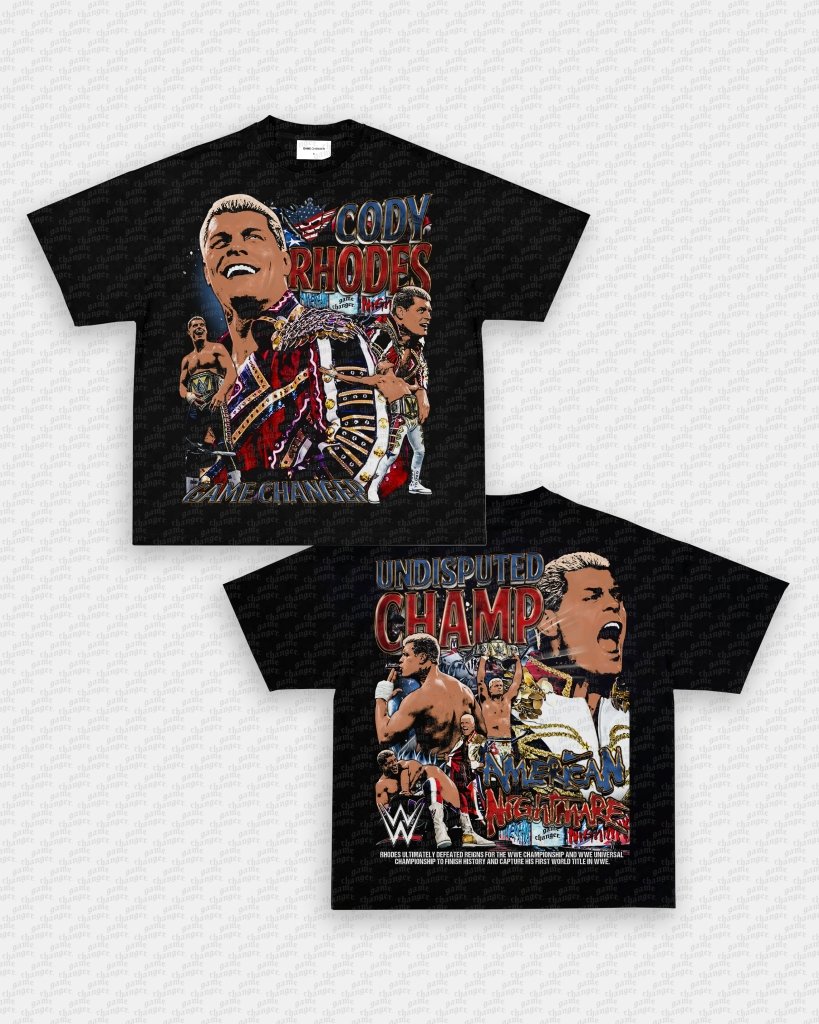 CODY RHODES V3 TEE - [DS] - WINS™ GAME CHANGERS TEE - WINS LA