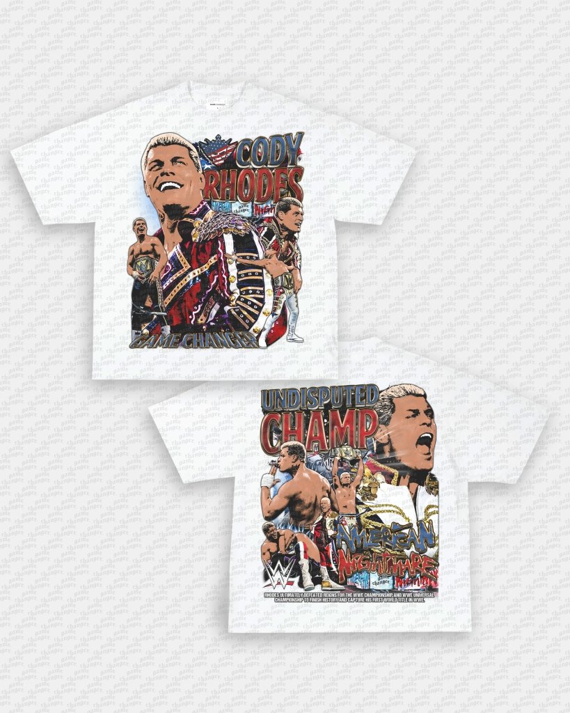 CODY RHODES V3 TEE - [DS] - WINS™ GAME CHANGERS TEE - WINS LA